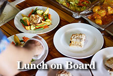 Lunch on Board Bali